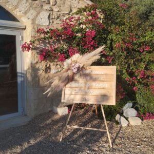 Panneau de bienvenue personnalisé