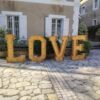 Love illuminé en bois