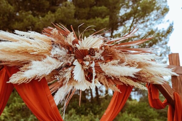 Grande composition terracotta